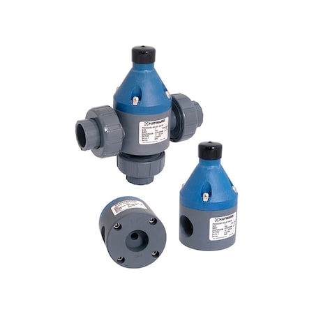 Hayward Flow Control RPV2100TPE1 - Relief Valve, 1", CPVC/TFE/EPDM, Adjustable 10-150 psi, FPT
