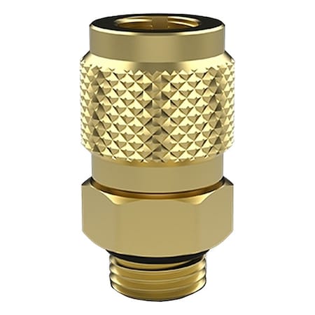 Fieldpiece RVC4 - Port Fitting, Brass, 1/4 in