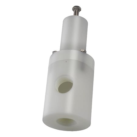 Plast-O-Matic RVT200V-PP - Pressure Relief Valve,2 In,5 to 100 psi
