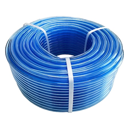 N/A 806FJ5 - Tubing,1/4 In IDx3/8 OD,250 Ft,Clear Blue