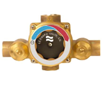 Leonard Valve TM-26-LF-NI - Bimetal Master Mixing Valve,3/4 in Inlet