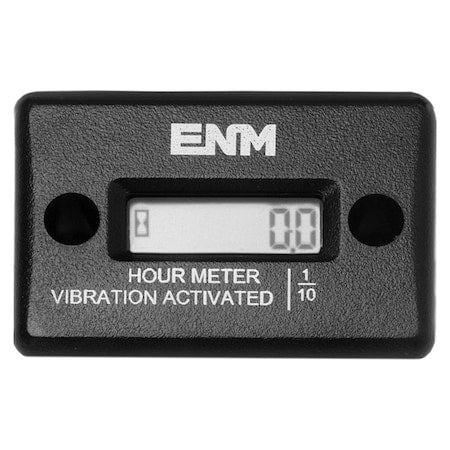 Enm T56F6 - Vibration Hour Meter,2.125" L,1.4" W