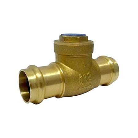 Milwaukee Valve UP0969000100 - Swing Check Valve,4.36 in Overall L