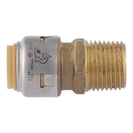 Sharkbite UR120 - Push-Fit Adapter, Brass, Brass