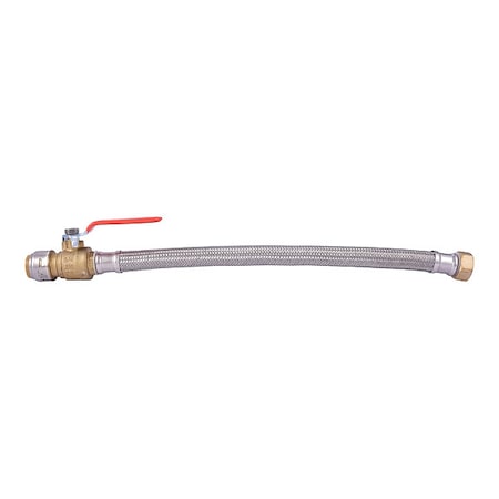 Sharkbite UR3088FX18BVG - Water Heater Connector,18 "L,200 psi