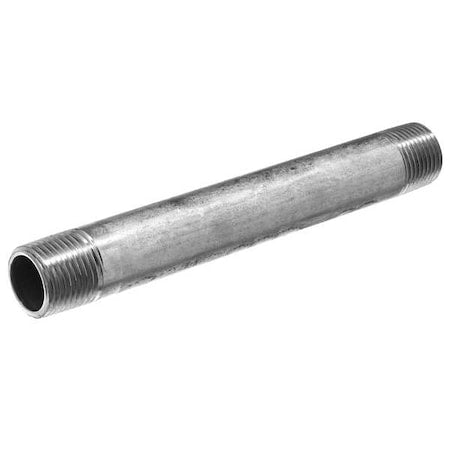 ZUSA-PF-14836 - Pipe Nipple,Aluminum,6",NPTx NPT,4"