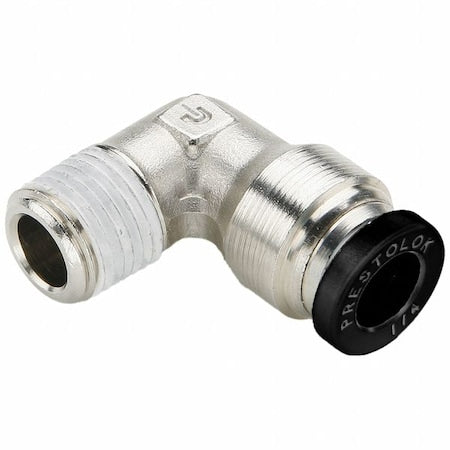 Parker W169PLPNS-5-4 - Push-to-Connect Elbow, Brass, Silver