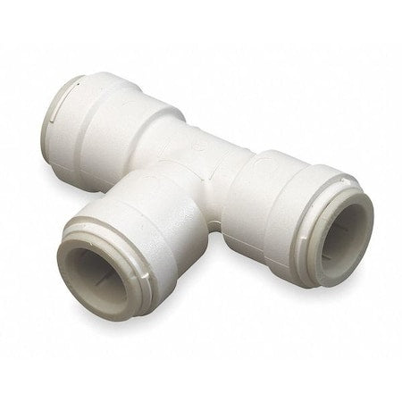 Watts 3523-10 - Push-Fit Tee Fitting, 1/2 in Tube Size, Polysulfone, White