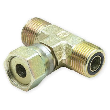 Parker 6 S6LO-S - Tee,Steel,Comp3/8",O-Ring3/8",O-Ring3/8"