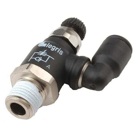 Legris 7045 60 14 - Flow Control Valve, Screwdriver, 145 psi
