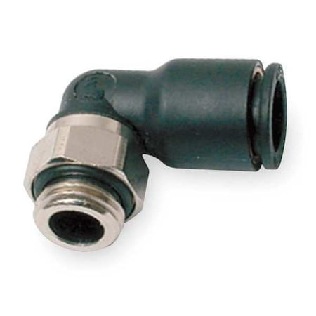 Legris 3199 08 60 - Push-Fit Elbow Fitting, 8mm Tube Size, Fiberglass-Reinforced Nylon, Black, 10 PK
