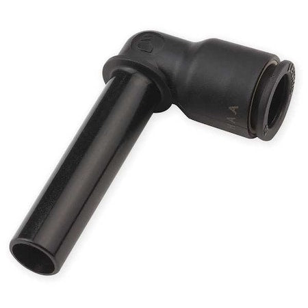 Legris 3184 56 00 - Push-Fit Elbow Fitting, 1/4 in Tube Size, Fiberglass-Reinforced Nylon, Black, 10 PK