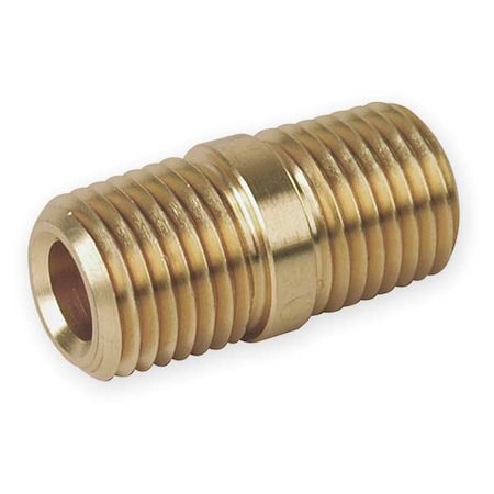 Parker 8-8 MCN-B - 1/2" MNPT x 1-1/2" TBE Brass Close Pipe Nipple