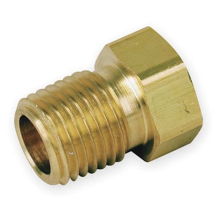 Parker 8-6 RB-B - Reducing Bushing Brass Pipe Fitting, 1/2 in Male NPT X 3/8 in Female NPT