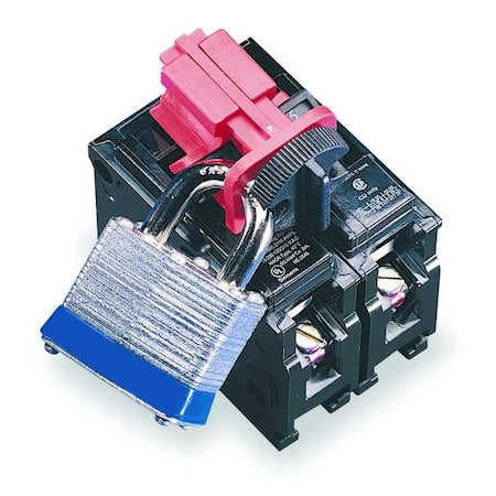 Brady 66320 - Multi-Pole Breaker Lockout, Clamp-On, 120 V AC, Red, PK6