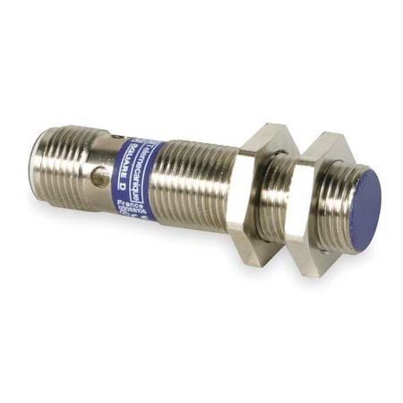 Telemecanique Sensors XS512B1NAM12 - Cylindrical, Inductive Proximity Sensor, 12 mm Dia., Brass, M12, 3 Wires, Shielded