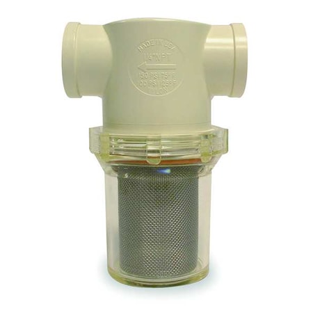 Ron-Vik 7221990 - Inline Strainer, 7 1/8 in H, 305 micron