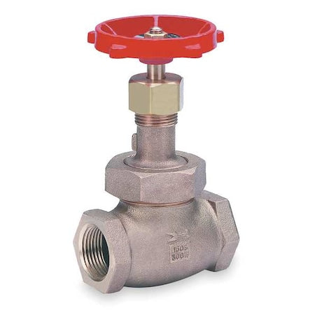 Milwaukee Valve 590T1/4 - Globe Valve,1/4",Bronze,FNPT,300 psi