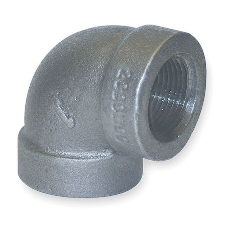1LBG5 - Malleable Iron,90 Elbow,1/4"NPTx1/4"NPT