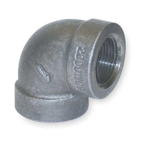 1LBH1 - Malleable Iron,90 Elbow,11/4"NPTx11/4"NPT