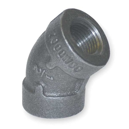 1LBK4 - Malleable Iron,45 Elbow,2"NPTx2"NPT