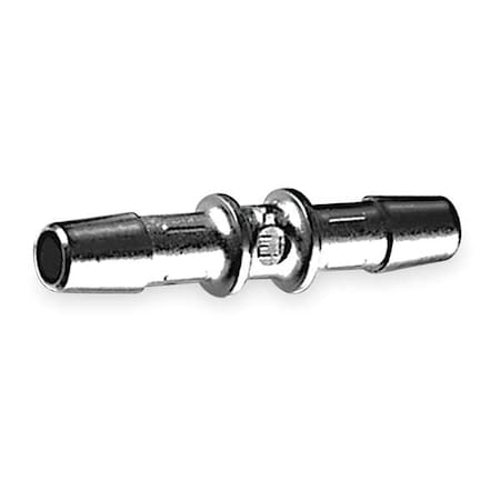 Eldon James CO-3SS - 3/16" Barbed 316 L SS Straight Coupler Sch 10