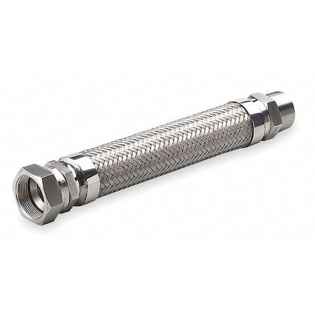 Hose Master G100SHXJ120 - 1" Dia x 12" L 321 SS Flexible Metal Hose