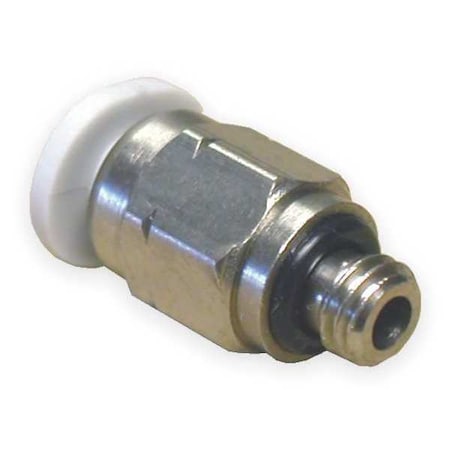 Norgren M02250406 - Hex Adapter, 5/32 in Tube Size, Polybutylene, White, 10 PK