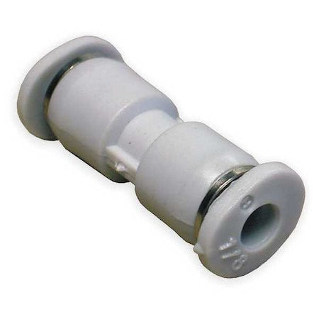 Norgren M00200400 - Straight Union, 5/32 in Tube Size, Polybutylene, White, 10 PK