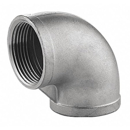 409E111N112 - 1-1/2" FNPT 304 SS 90 Degree Elbow