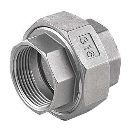 400U111N114 - Stainless Steel,Union,11/4"NPTx11/4"NPT