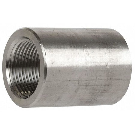 2TY81 - 1/4 in FNPT 316 Stainless Steel Coupling, Class 3000, Female-Female