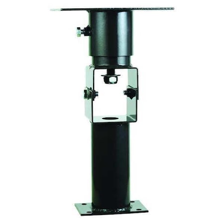 Dayton 1LXN5 - Mounting Bracket For Ceiling Fan, 17-5/8 in H x 10 in L x 6 in W, Polyester Powder Coated Steel,Grey