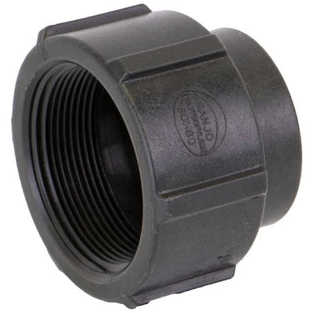 Banjo RC200-125 - Reducing Coupling, Polypropylene, 2" x 1-1/4", Schedule 80, 300 psi Max Pressure
