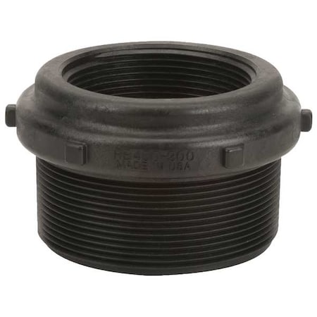 Banjo RB400-300 - Reducing Bushing, Polypropylene, 4" x 3", Schedule 80, 300 psi Max Pressure