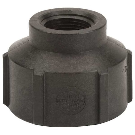 Banjo RC200-100 - Reducing Coupling, Polypropylene, 2" x 1", Schedule 80, 300 psi Max Pressure