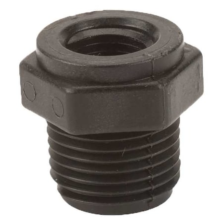 Banjo RB050-025 - Reducing Bushing, Polypropylene, 1/2" x 1/4", Schedule 80, 300 psi Max Pressure