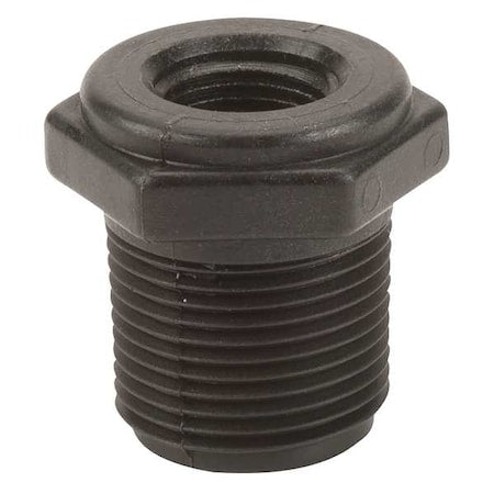 Banjo RB075-038 - Reducing Bushing, Polypropylene, 3/4" x 3/8", Schedule 80, 300 psi Max Pressure
