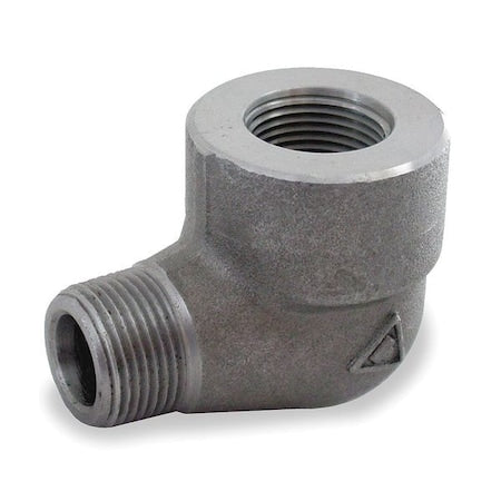 1MMV7 - 90 Degree Street Elbow 90 Degree Street Elbow, 3/4" Pipe, FNPT x MNPT, Black Forged Steel