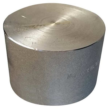 1MNE3 - Cap Cap, 3/4" Pipe, FNPT, Black Forged Steel