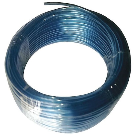 1PBR3 - Tubing,2.5 IDx4mm OD,100 Ft,Clear Blue