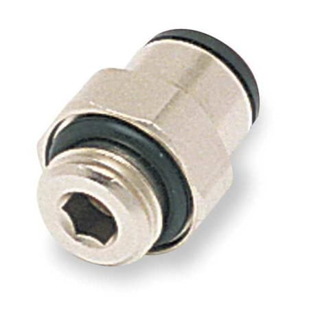 Legris 3101 08 60 - Push-Fit Adapter Fitting, 8mm Tube Size, Brass, Silver, 10 PK