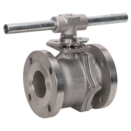 Sharpe Valves 4351004760 - 3" Flanged Stainless Steel Ball Valve Inline