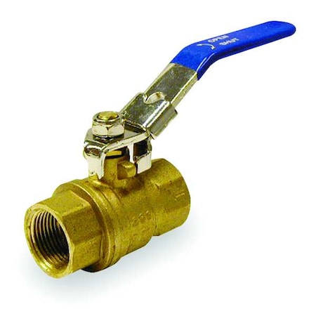 107-816-LH - 1-1/4" FNPT Brass Ball Valve Inline