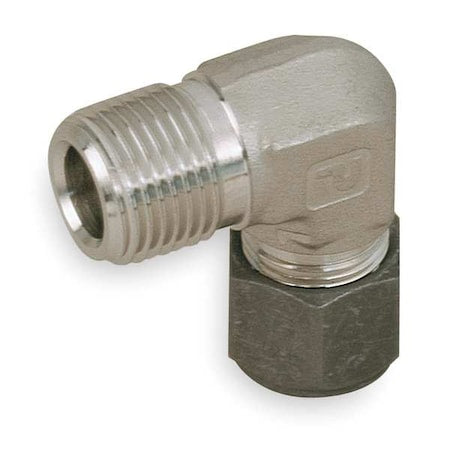 Parker 6-2 CBZ-SS - 1/8" x 3/8" CPI x MNPT SS Male 90 Degree Elbow