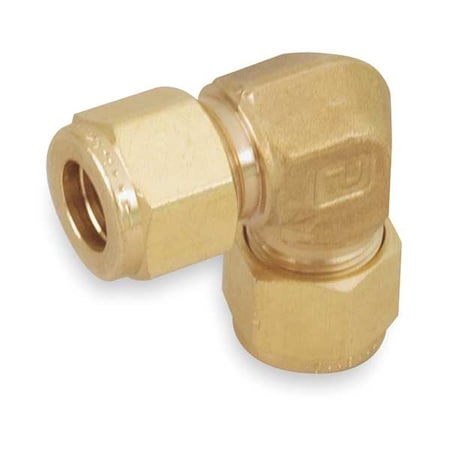 Parker 6EE6-B - Elbow, Brass, Comp. 3/8 in, Comp. 1/2 in