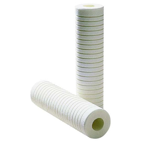 3M Aqua-Pure AP124 - Quick Connect Filter, 8 gpm, 50 Micron, 2-1/2" O.D., 9 3/4 in H, 2 PK