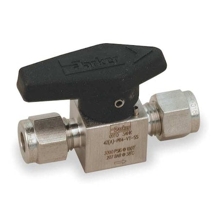 Parker 8A-PR6-VT-SS - Rotary Plug Valve,1/2 In,316 SS,1/4 Turn