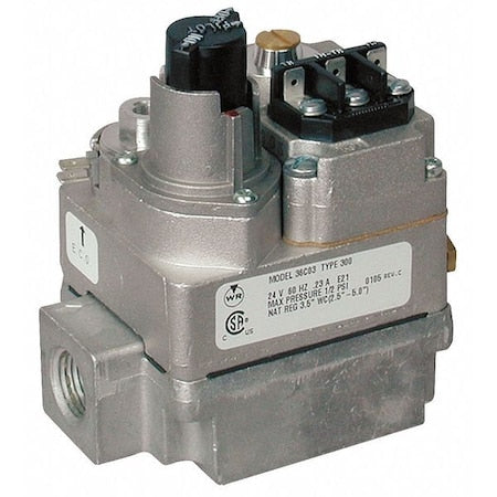 White-Rodgers 36C03-300 - Gas Valve, NG/LP, Standing Pilot, 24 VAC, 2.5 to 5.0 in wc, 0.23 A