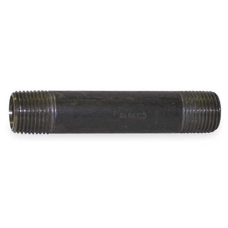 82406 - Pipe Nipple,Steel,1/2",NPTx NPT,4"